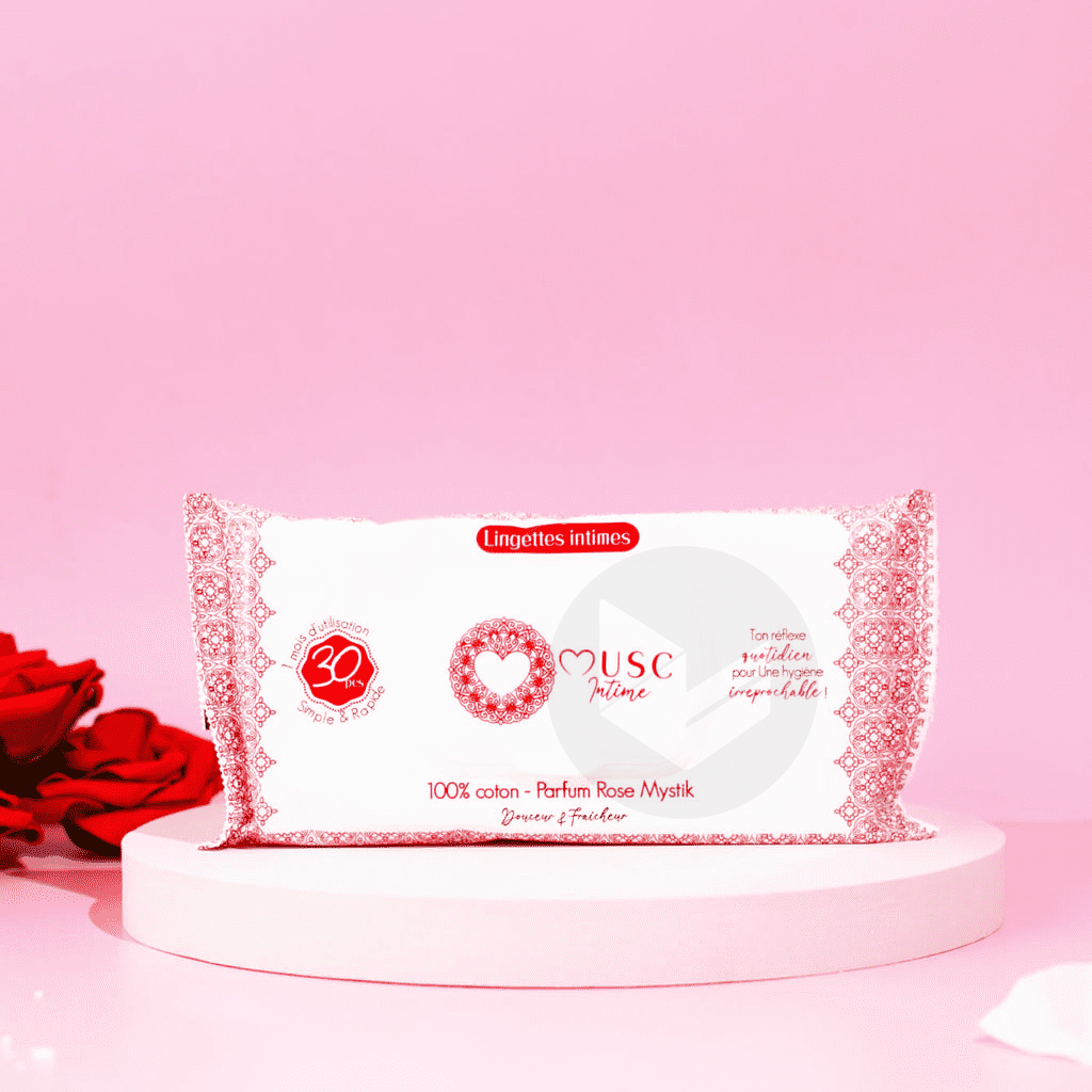 Lingettes Intimes Rose Mystik L'Envoûtante x30