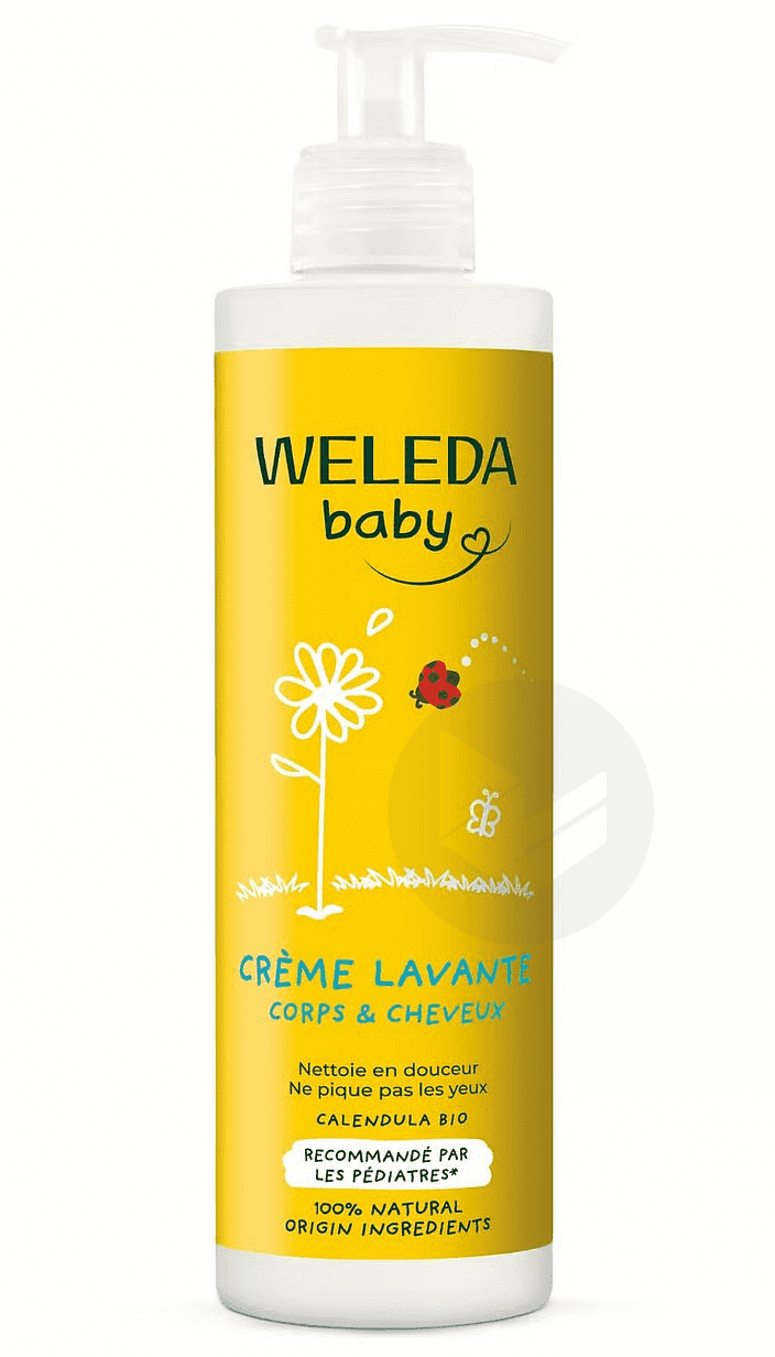 Crème lavante Corps et Cheveux au Calendula 400ml