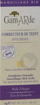 GAMARDE MAQUILLAGE BIO Cr correcteur teint anti-cernes T/6ml
