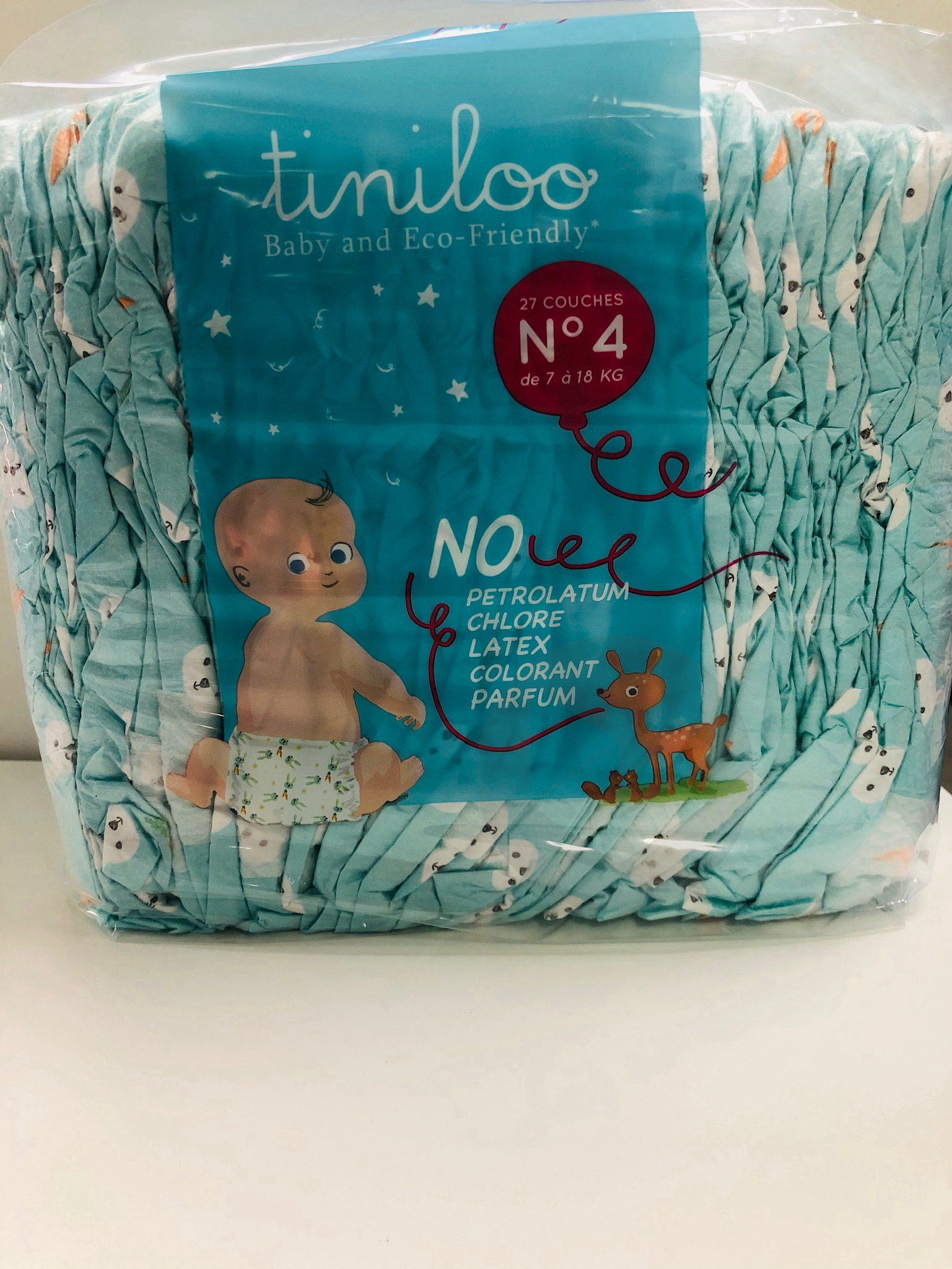 Tiniloo couche taille 4 (7 à 18 kg)