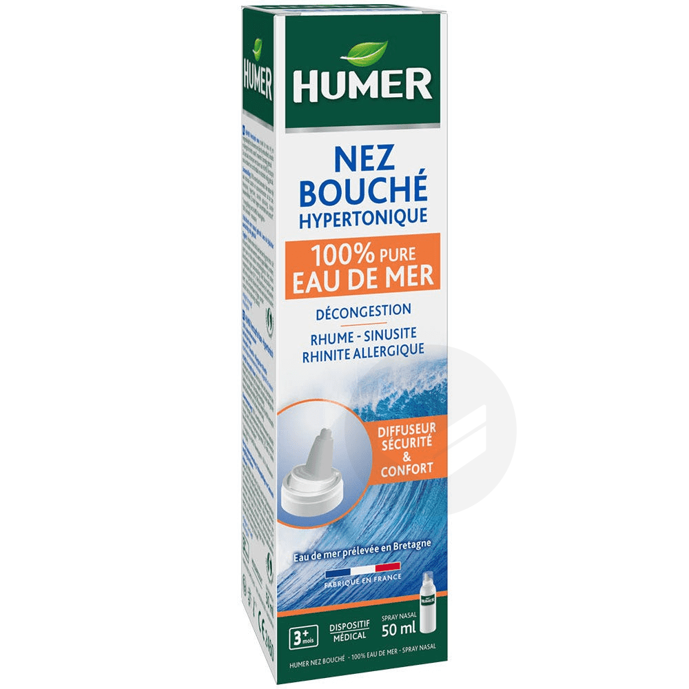Humer Spray Nez Bouché Hypertonique 50ml