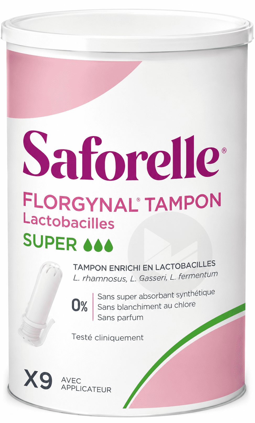 Florgynal Tampon Applicateur 9 Super