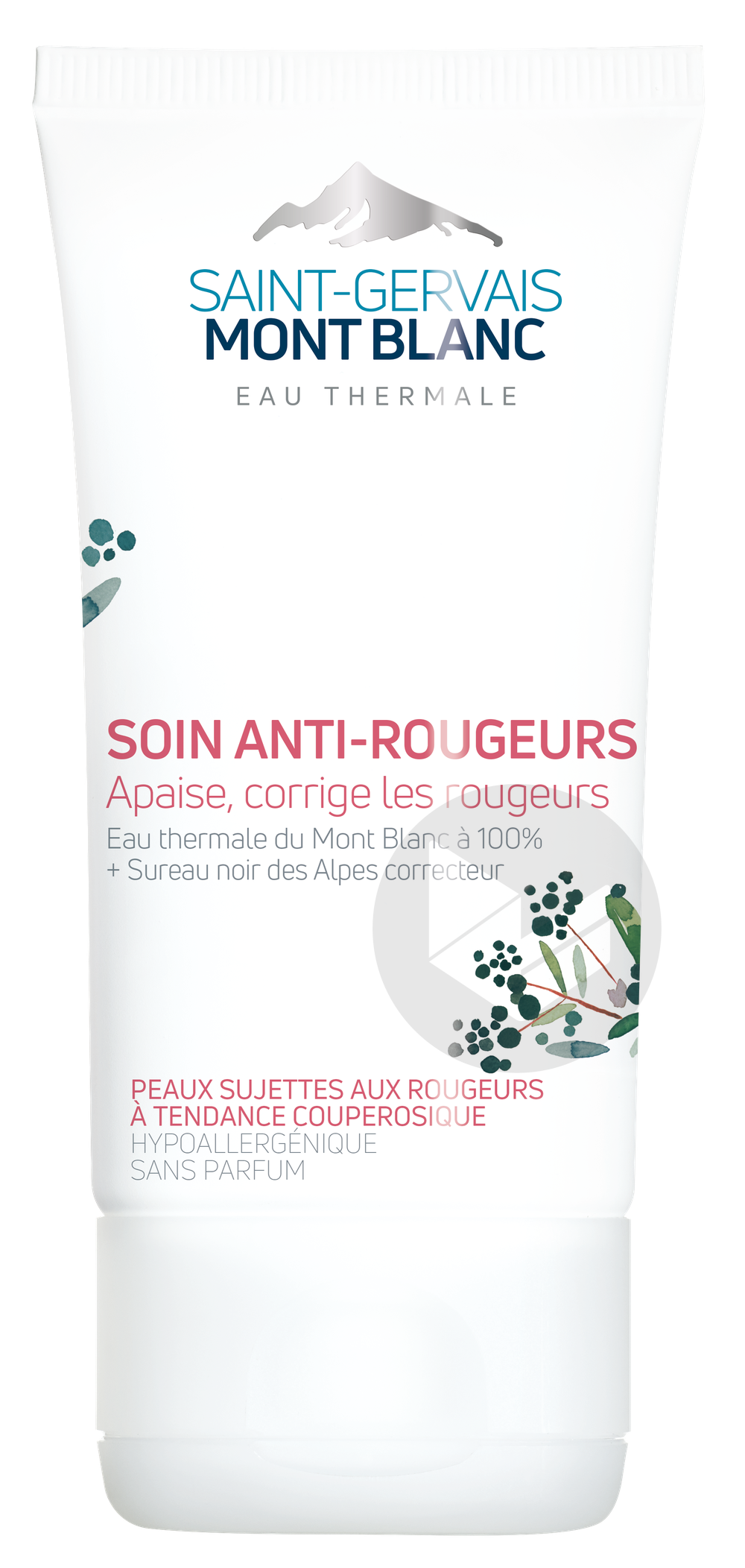Saint-Gervais Mont Blanc Peaux intolérantes Soin anti-rougeurs pour peaux sensibles 40 ml