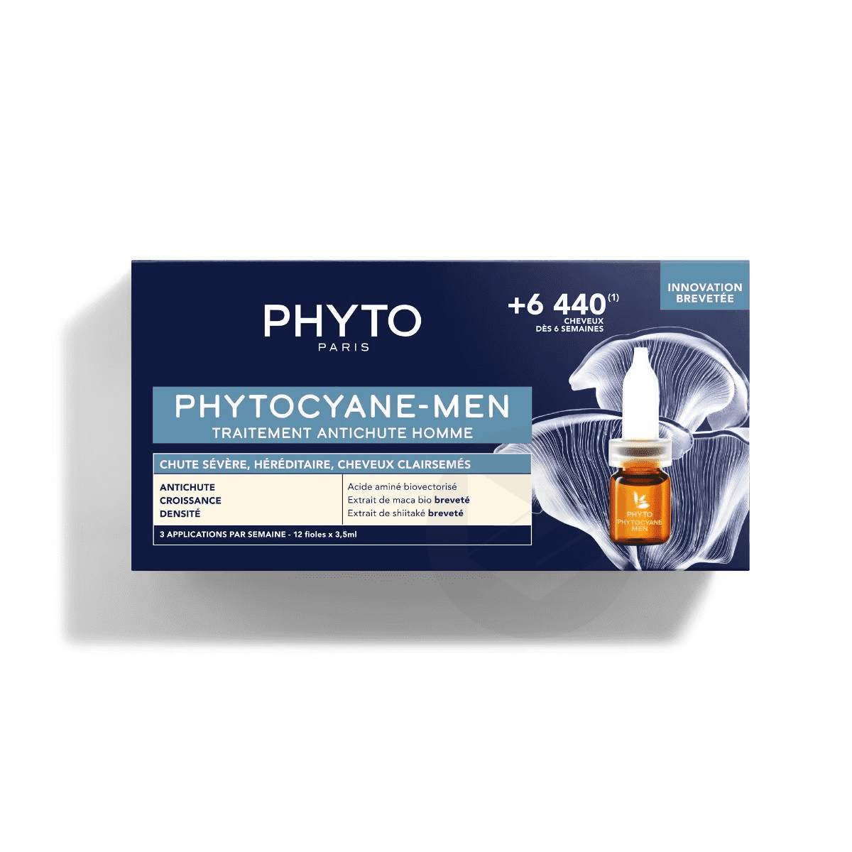 Phytocyane TRAITEMENT ANTICHUTE HOMME 12x3.5ml