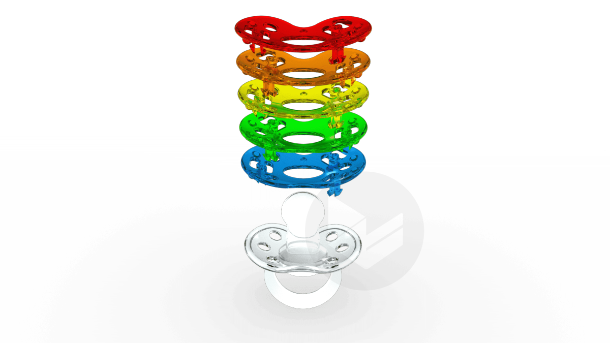 Tétine de sevrage Couleur
