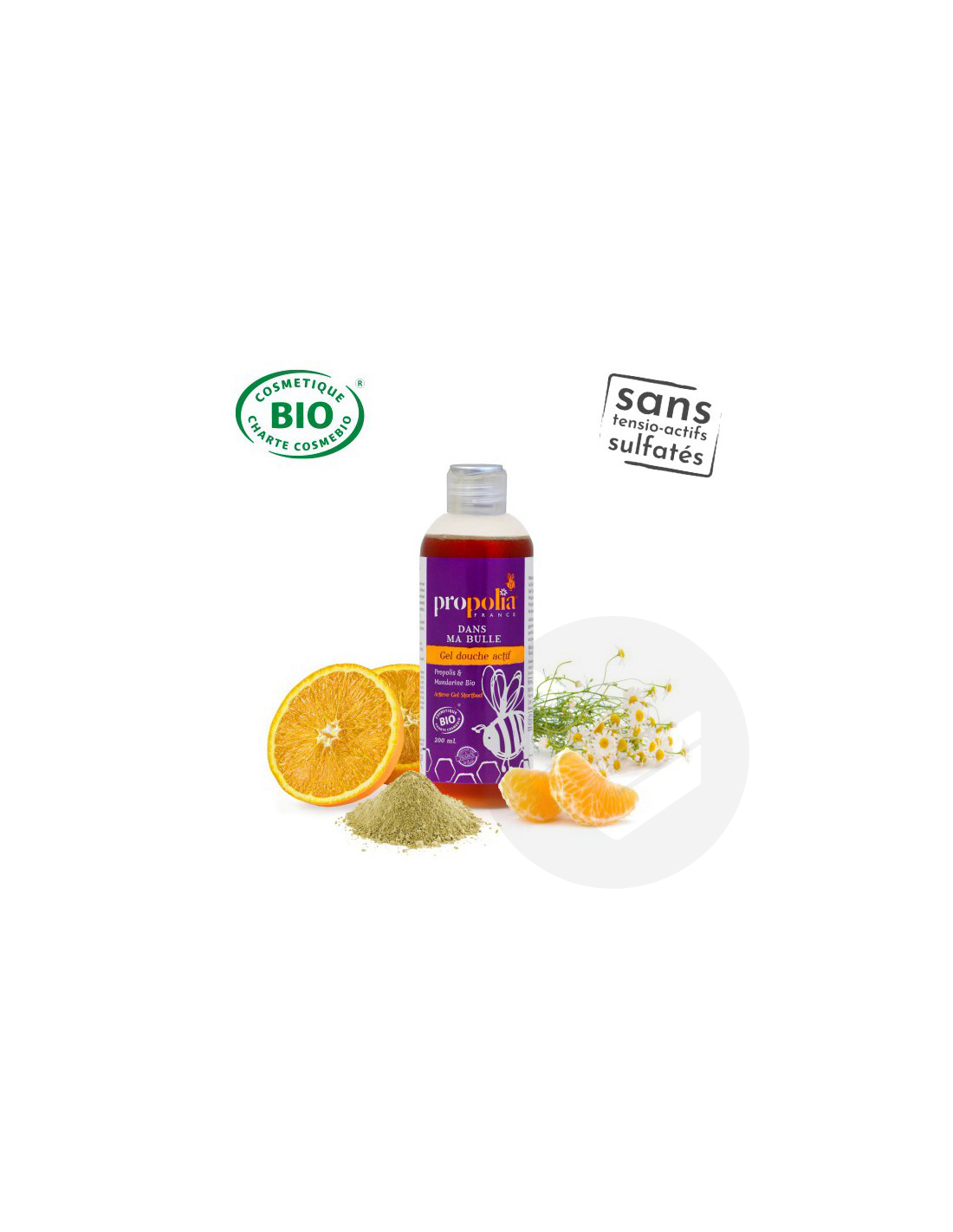 Gel douche actif bio 200ml