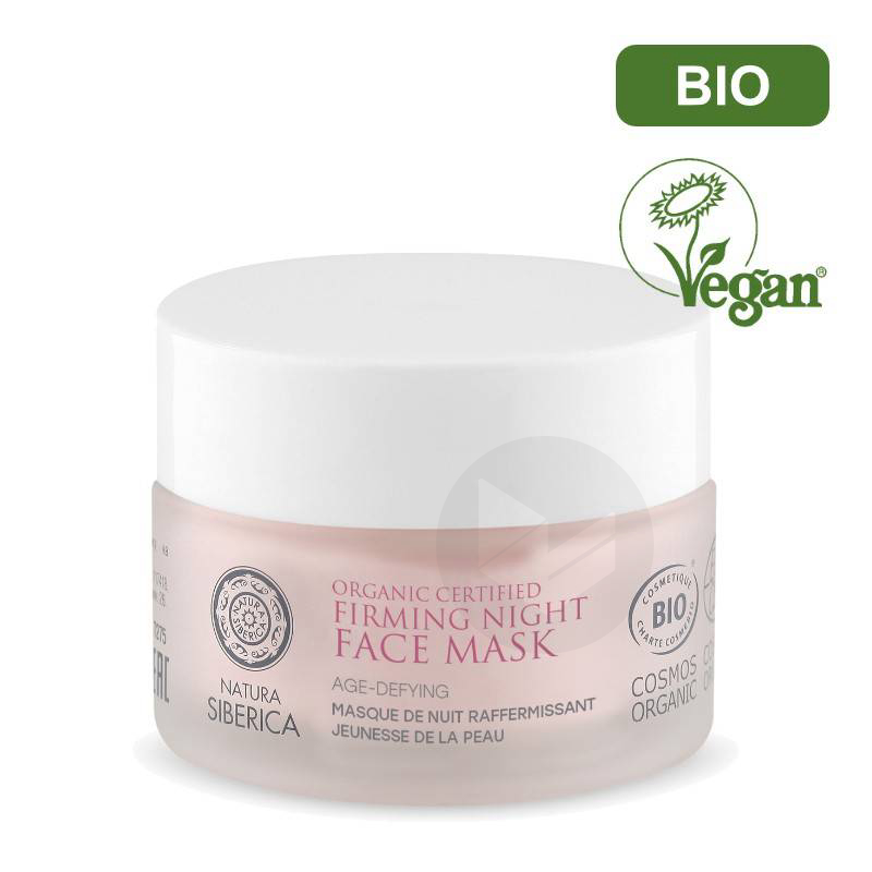Masque de Nuit Bio Raffermissant Jeunesse de la Peau à la Cladonia des Neiges 50ml