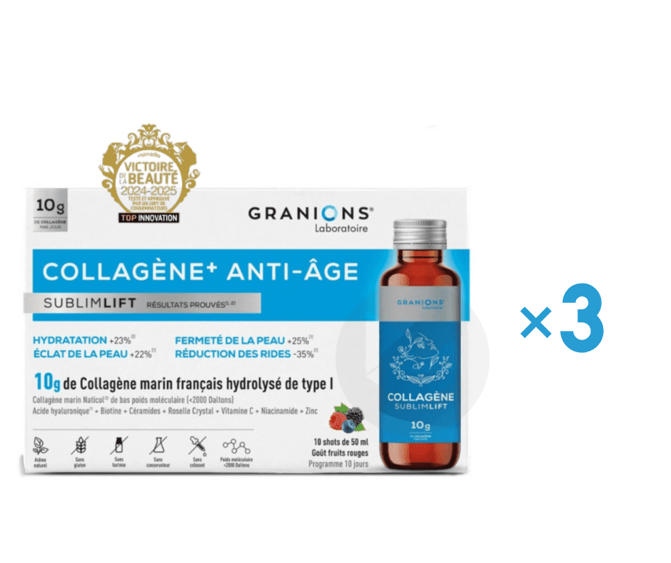 Collagène+ Sublimlift 3x10 Shots Fruits Rouges