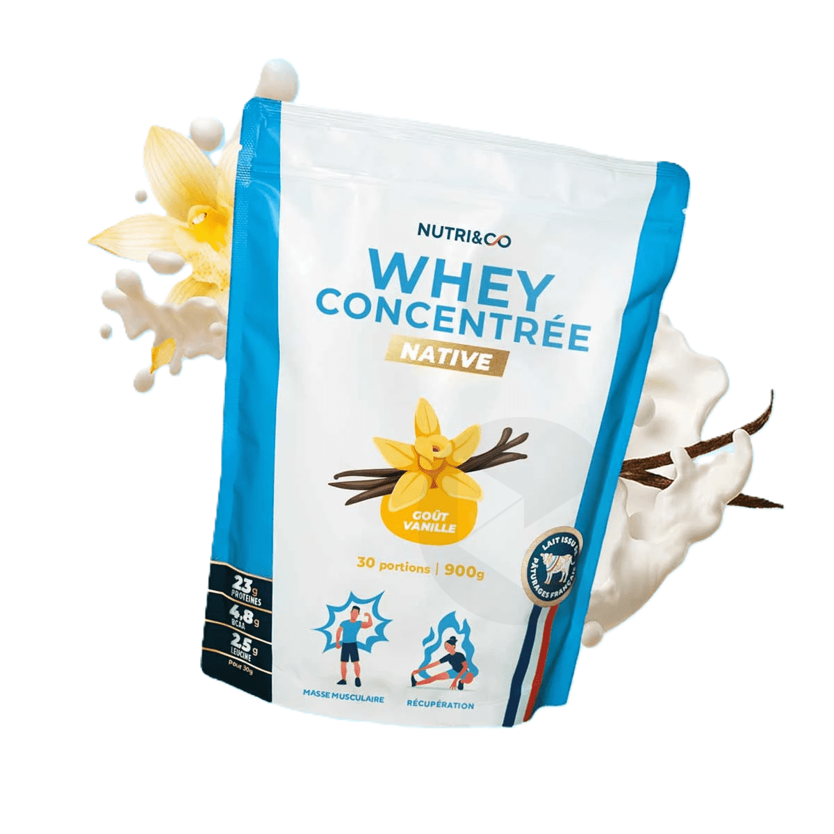 Whey Concentrée Native Vanille 900g