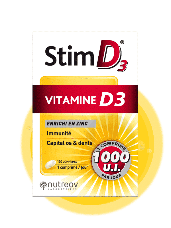Stim D3 Vitamine D3 120 comprimés