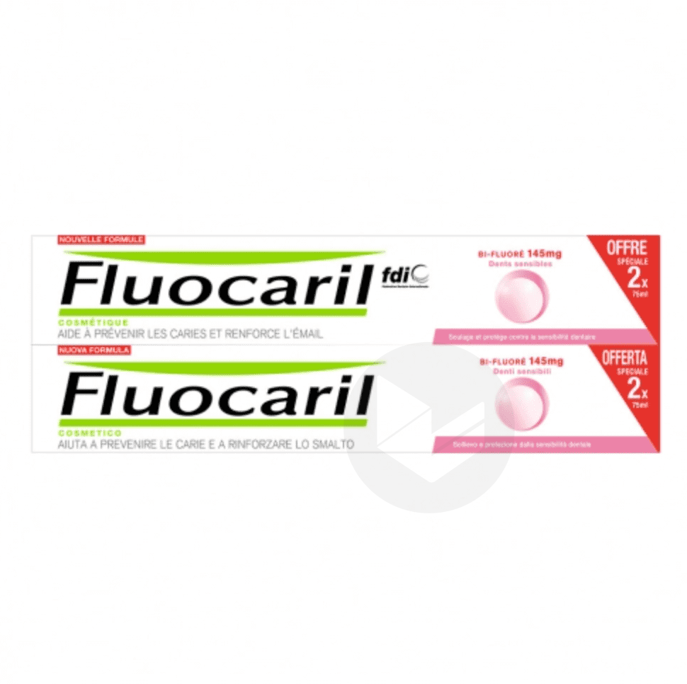 FLUOCARIL BI-FLUORE 145 mg Dentifrice dents sensibles 2T/75ml