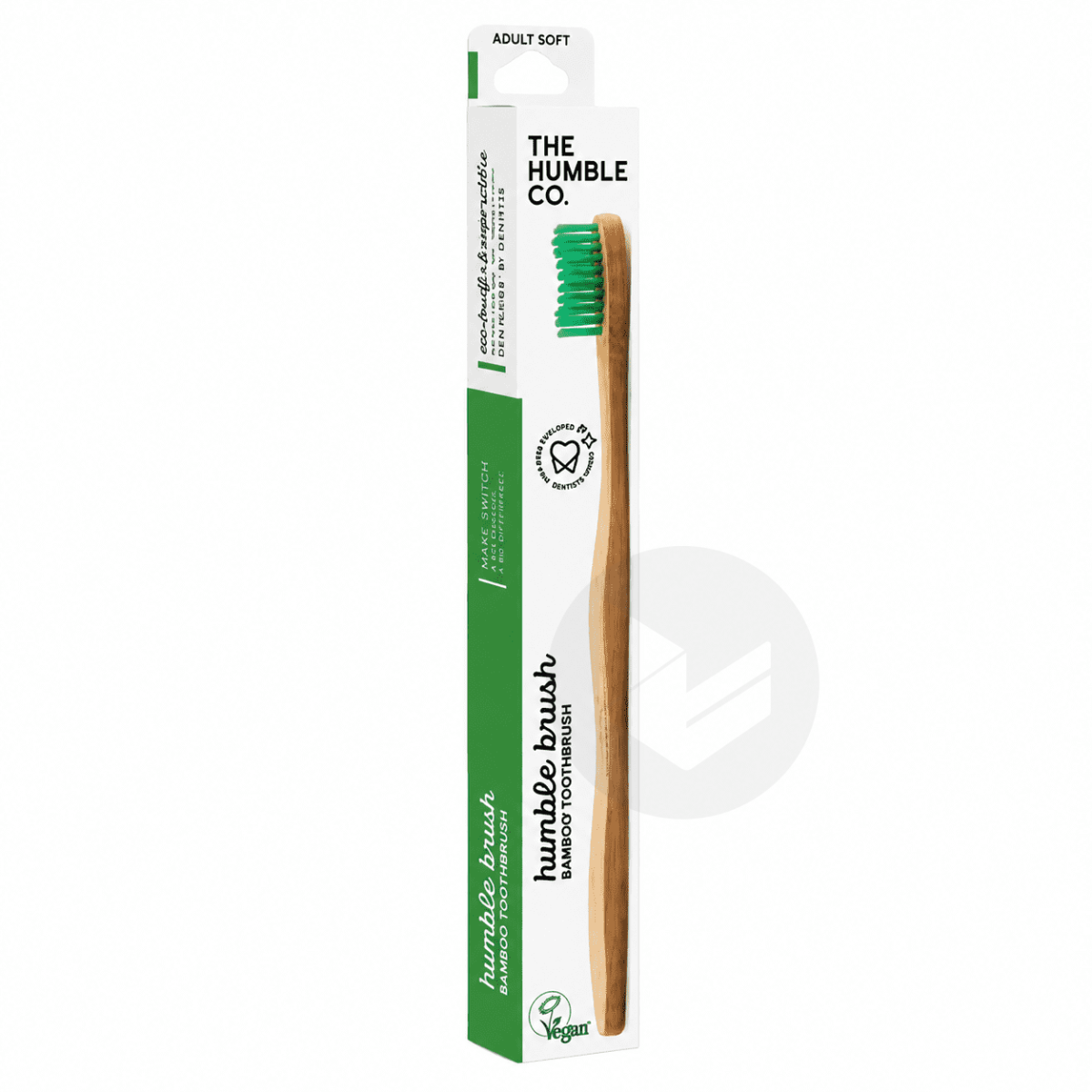 Brosse à Dents Adulte Medium Vert