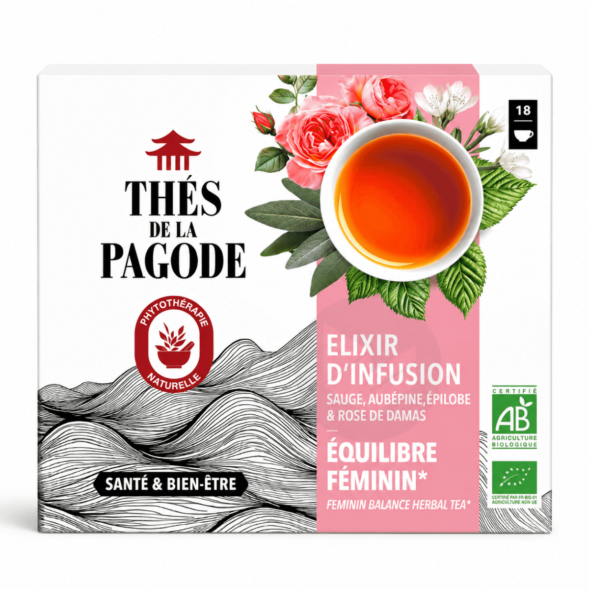 Elixir d’Infusion Équilibre Féminin x18
