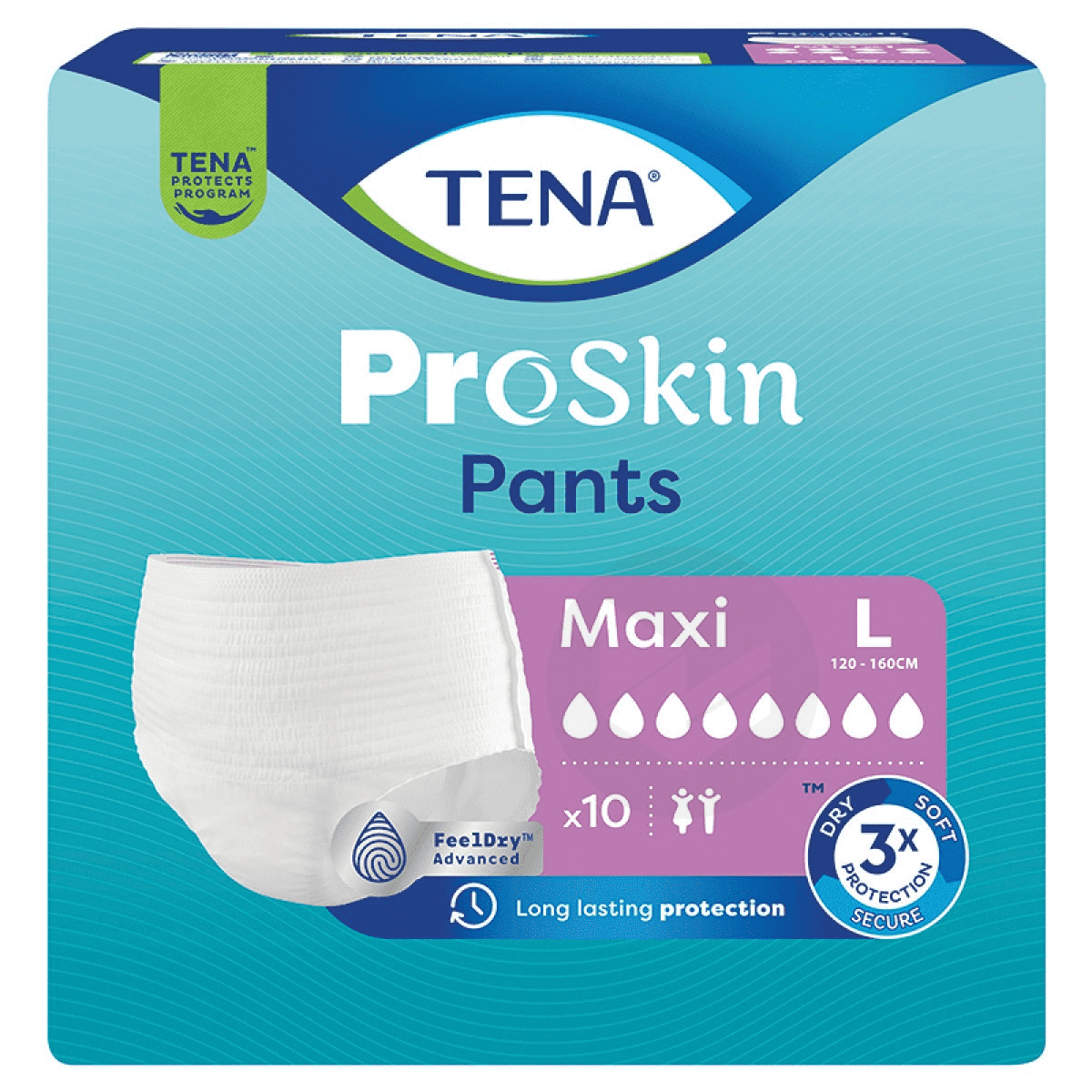 ProSkin Pants Maxi Taille L 10 unités