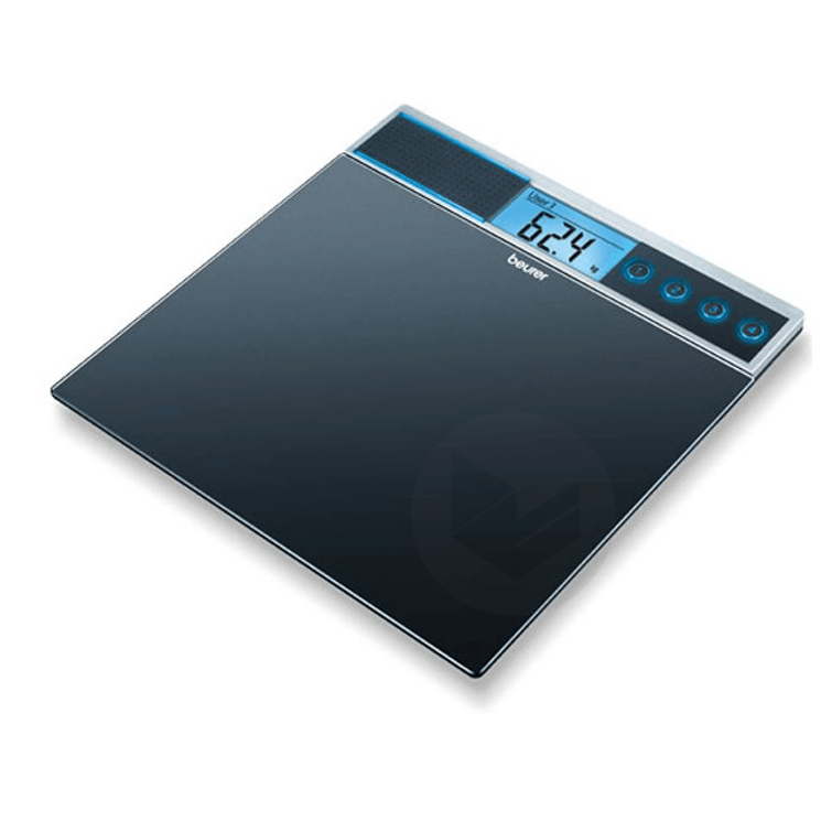 GS 39 Pèse-personne en verre avec fonction vocale 