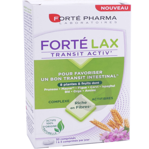 Forte Laxatif Transit Activ - 30 comprimés