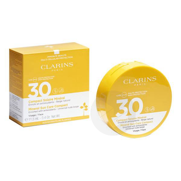 Compact Solaire Minéral beige naturel UVA/UVB30 11.5ml