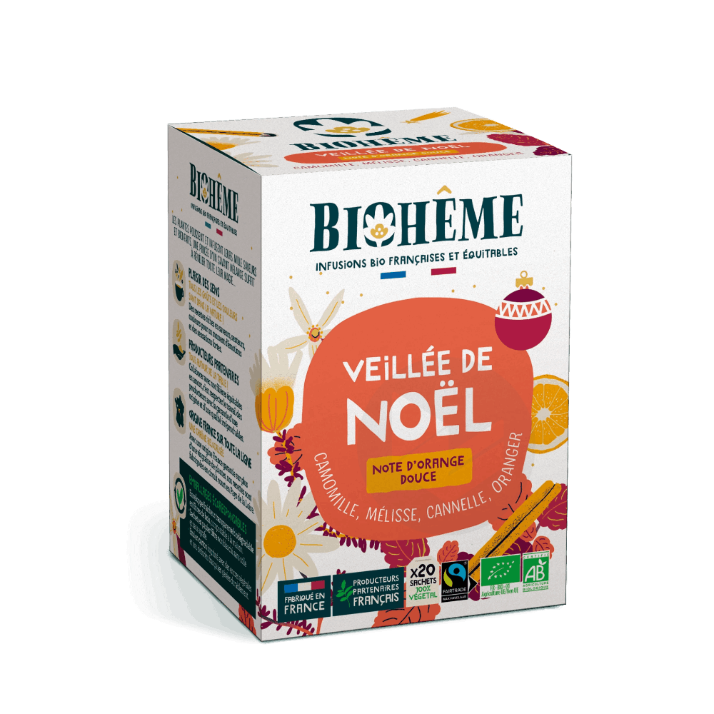 Infusion veillée de Noël bio 20 infusettes