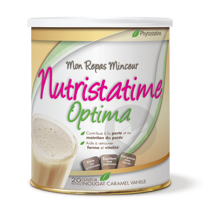 Nutristatime Optima Nougat Caramel Vanille