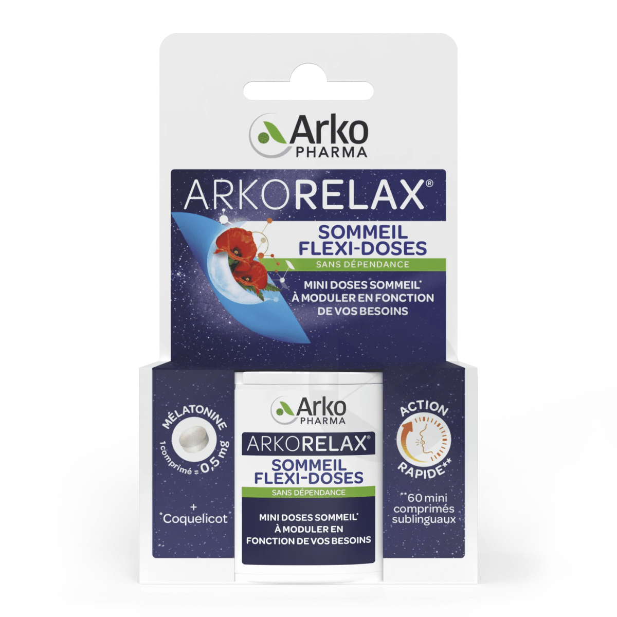 Arkorelax Sommeil Flexi-Dose 60 Comprimés