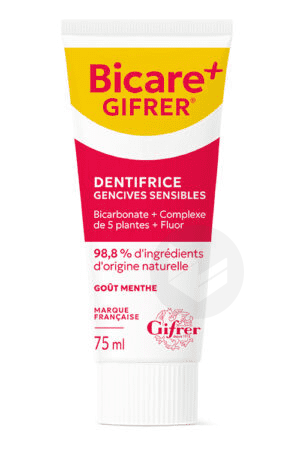 Bicare+ dentifrice gencives sensibles 75ml