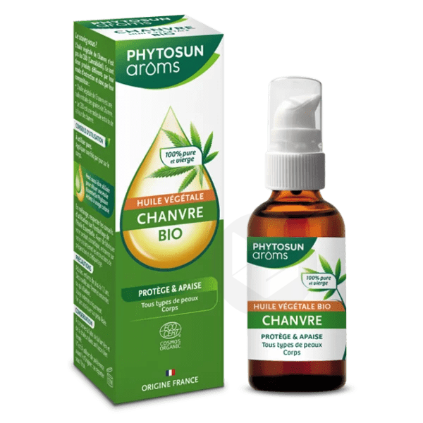 Huile Végétale de Chanvre Bio 50ml