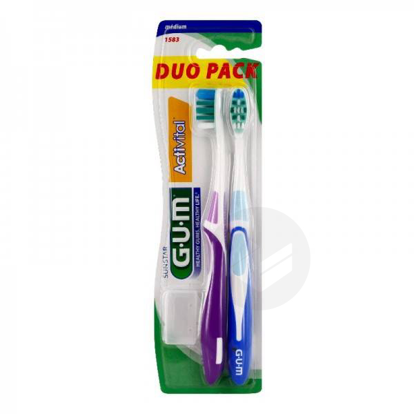 Actival brosse à dents 1583 medium duo pack