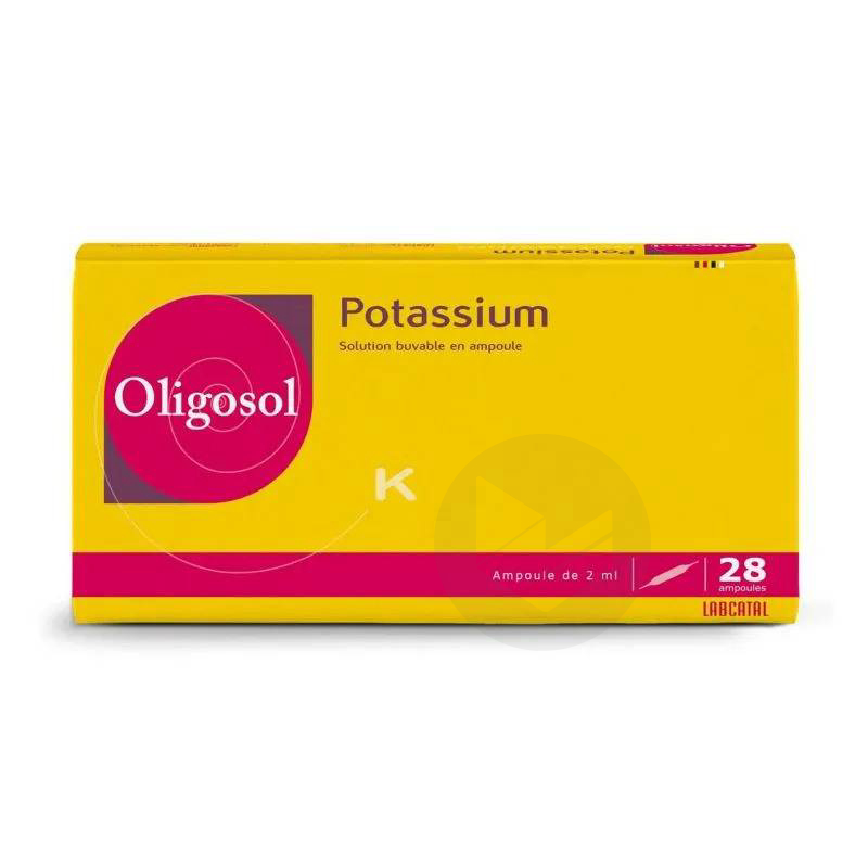 POTASSIUM OLIGOSOL solution buvable, 28 ampoules