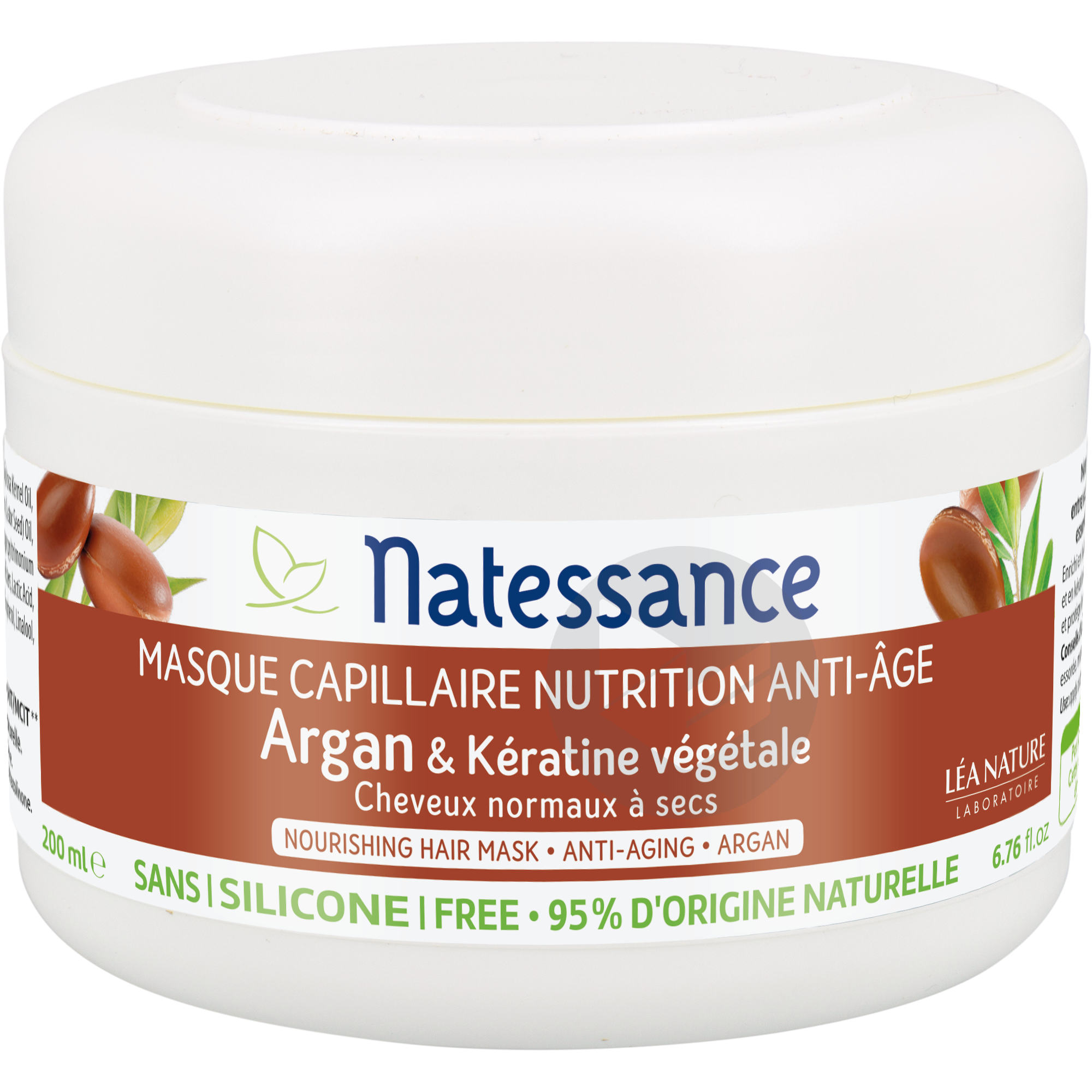 Masque capillaire nutrition - Argan & Kératine végétale - Anti-âge