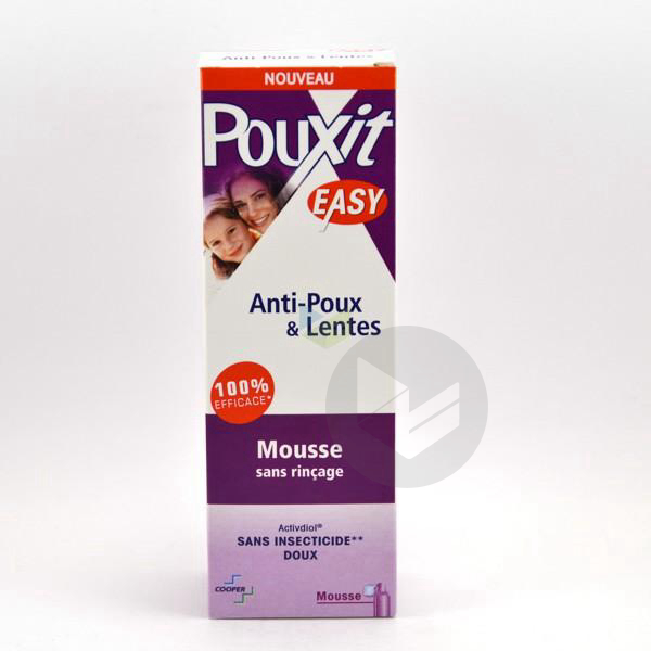 POUXIT EASY Mousse sans rinçage antipoux Fl pompe/100ml