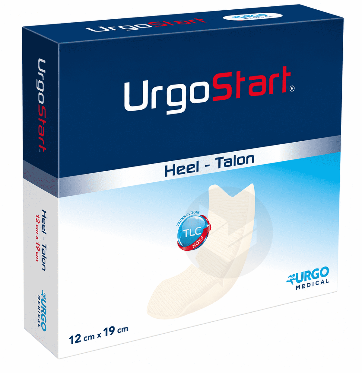 URGOSTART Pansement talon 12×19cm x16
