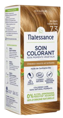 Soin colorant 100% pigments végétaux Blond Vénitien 7.3 150ml
