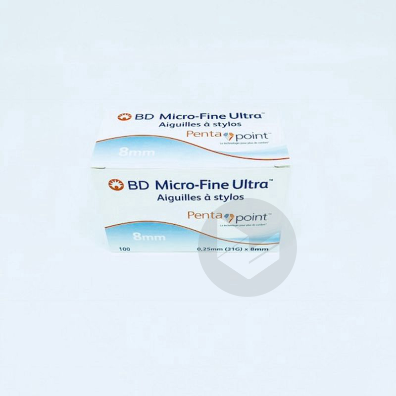 BD MICRO-FINE ULTRA Aiguille pour stylo injecteur 0,25x8mm B/100