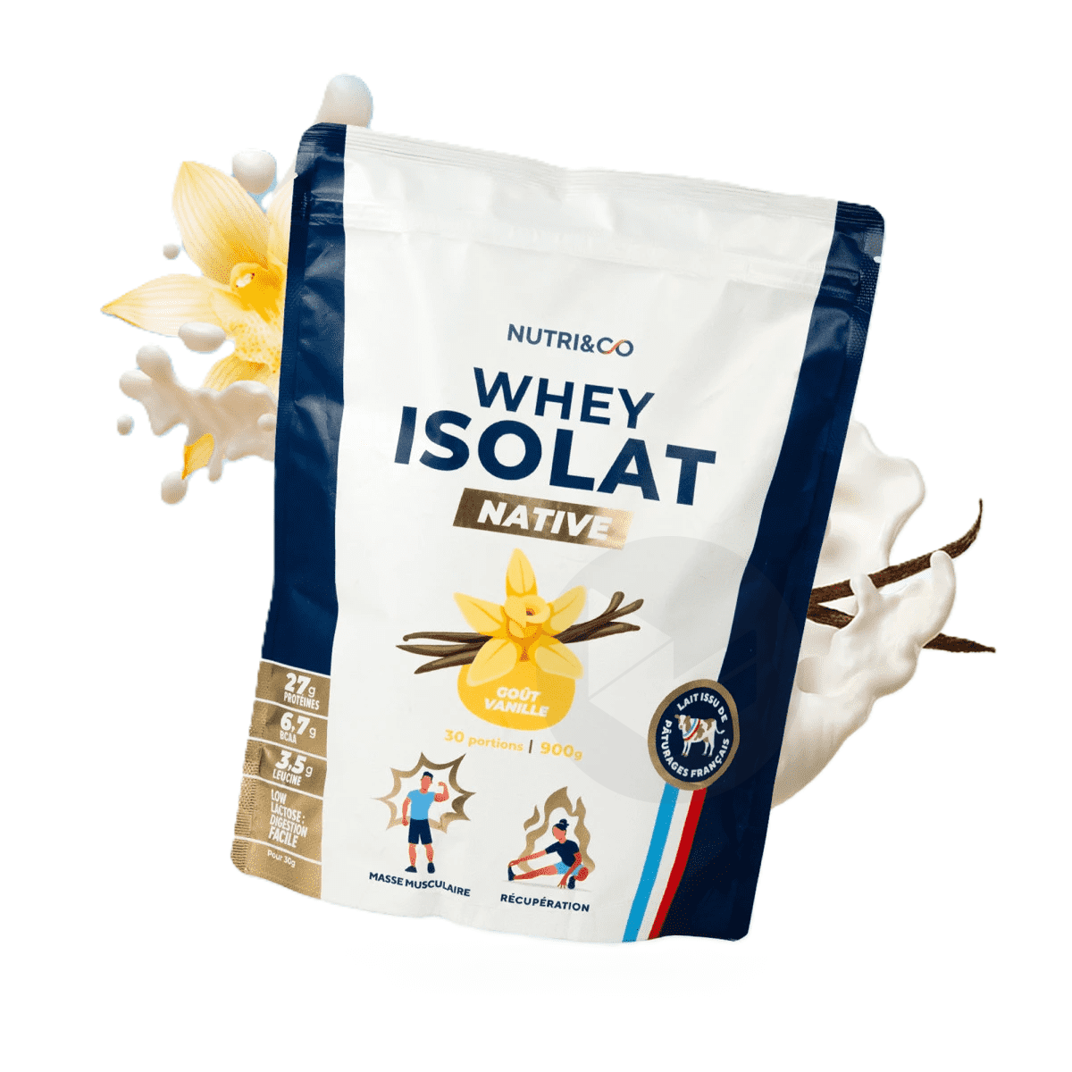 Whey Isolate Native Vanille 900g