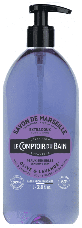 Savon de Marseille Olive-Lavande 1l