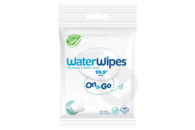 Lingettes Waterwipes On The Go x10