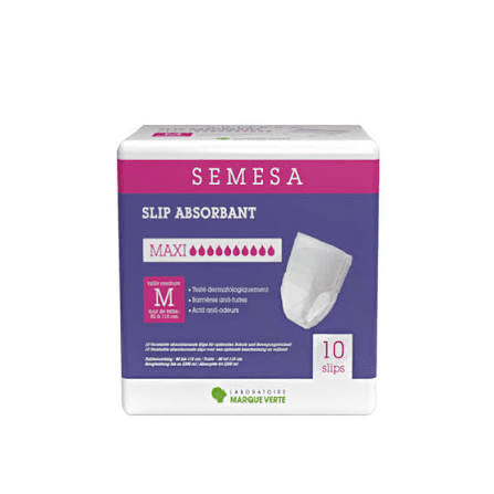 SEMESA MAXI Slip Absorbant Jetable Taille M x10