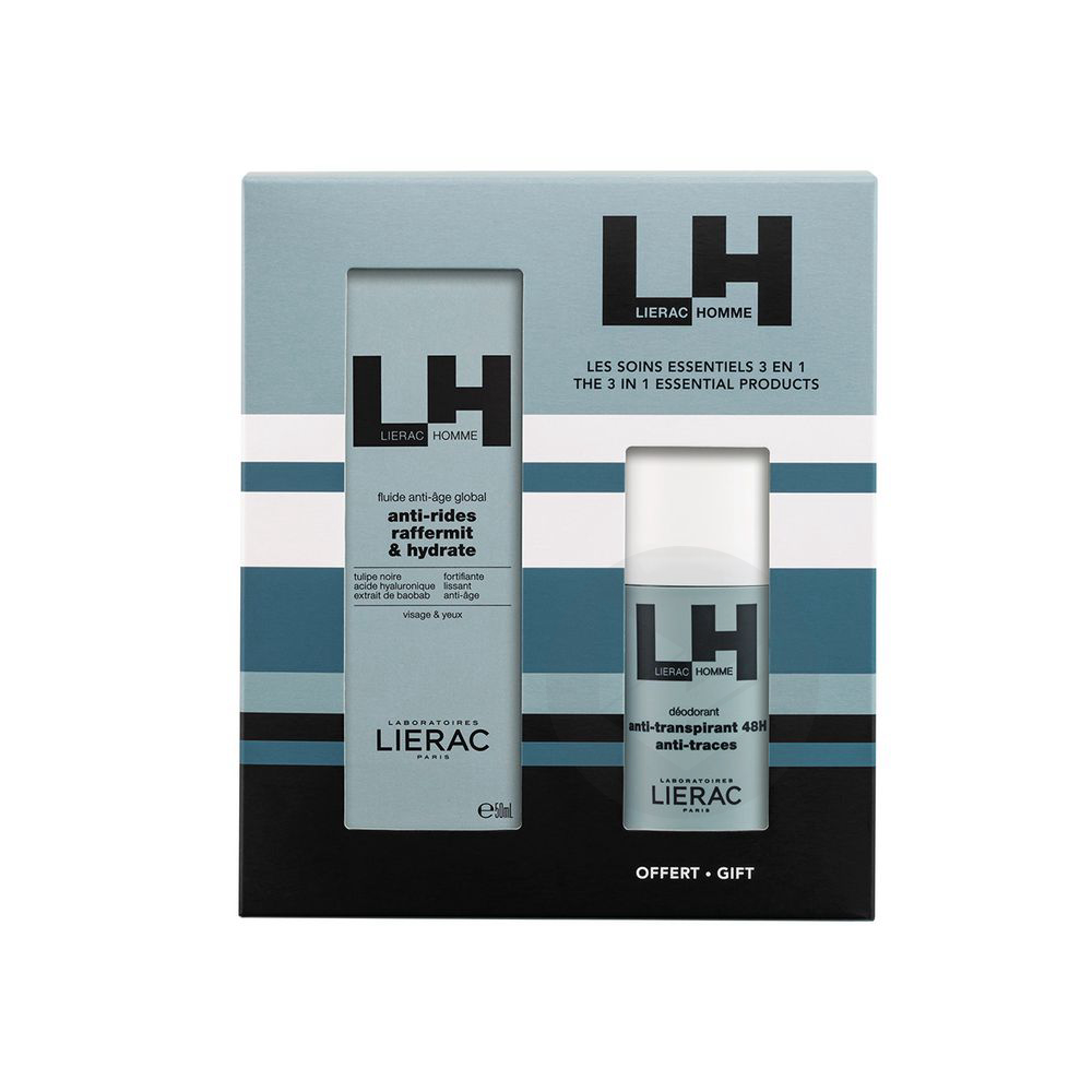 Coffret Fête des Pères Fluide Anti-Âge + Déodorant Offert