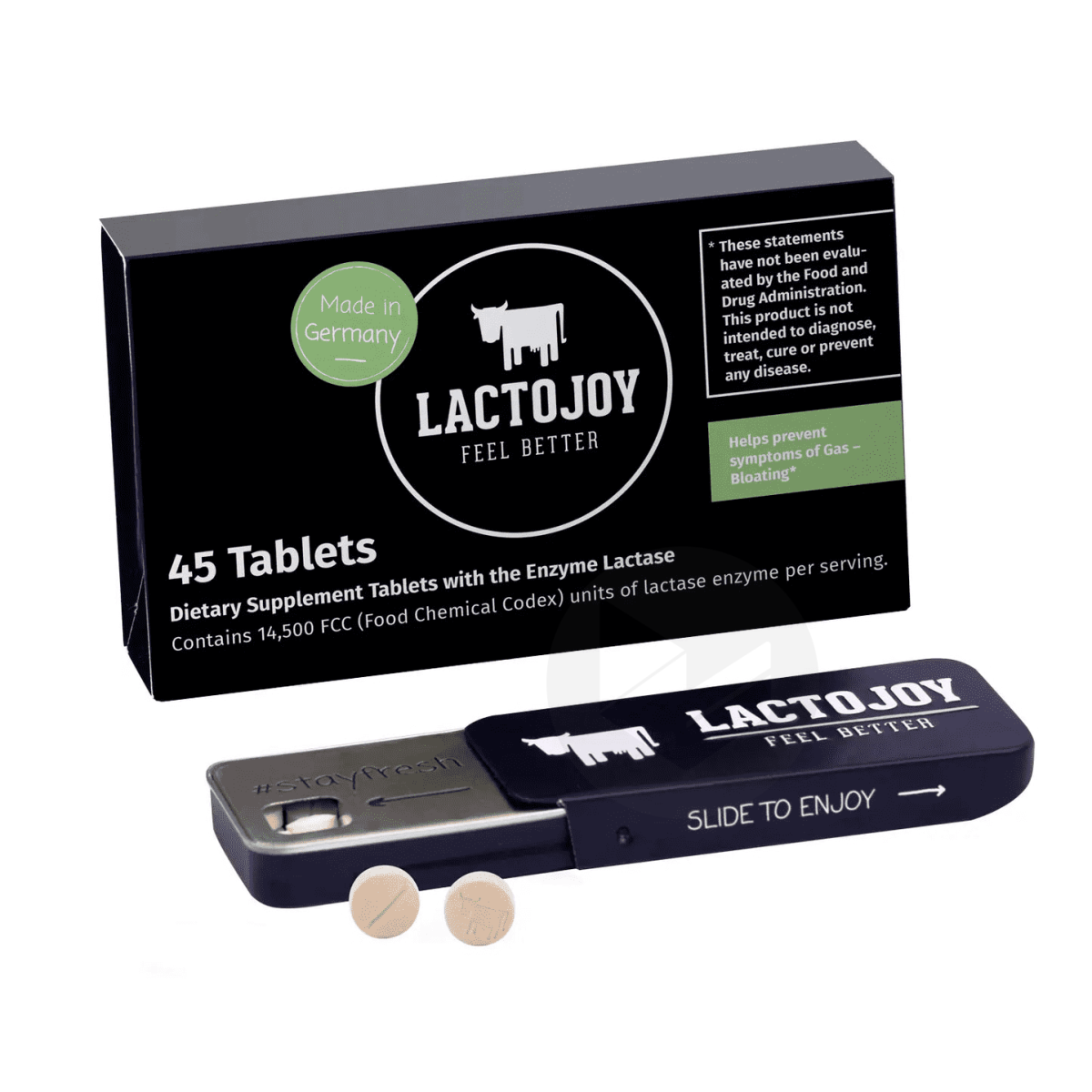 LactoJoy Lactase Pills 14.500 FCC 45 unités