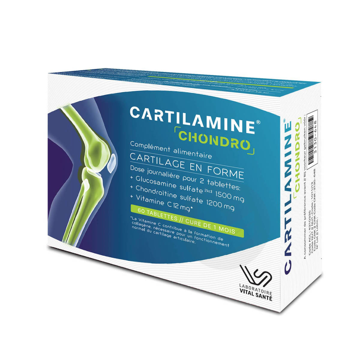 Cartilamine Chondro 60 comprimés
