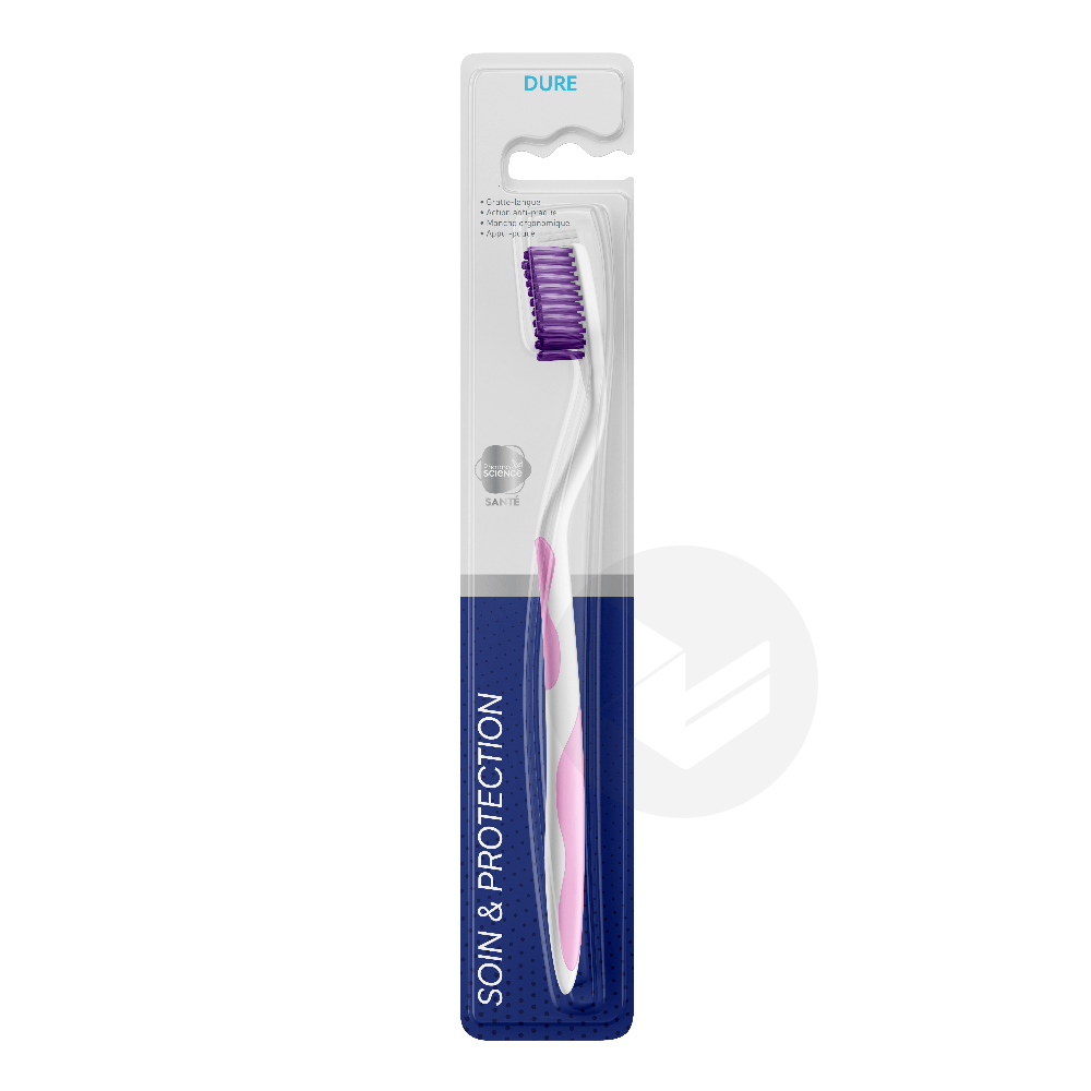 Brosse à dents classique dure