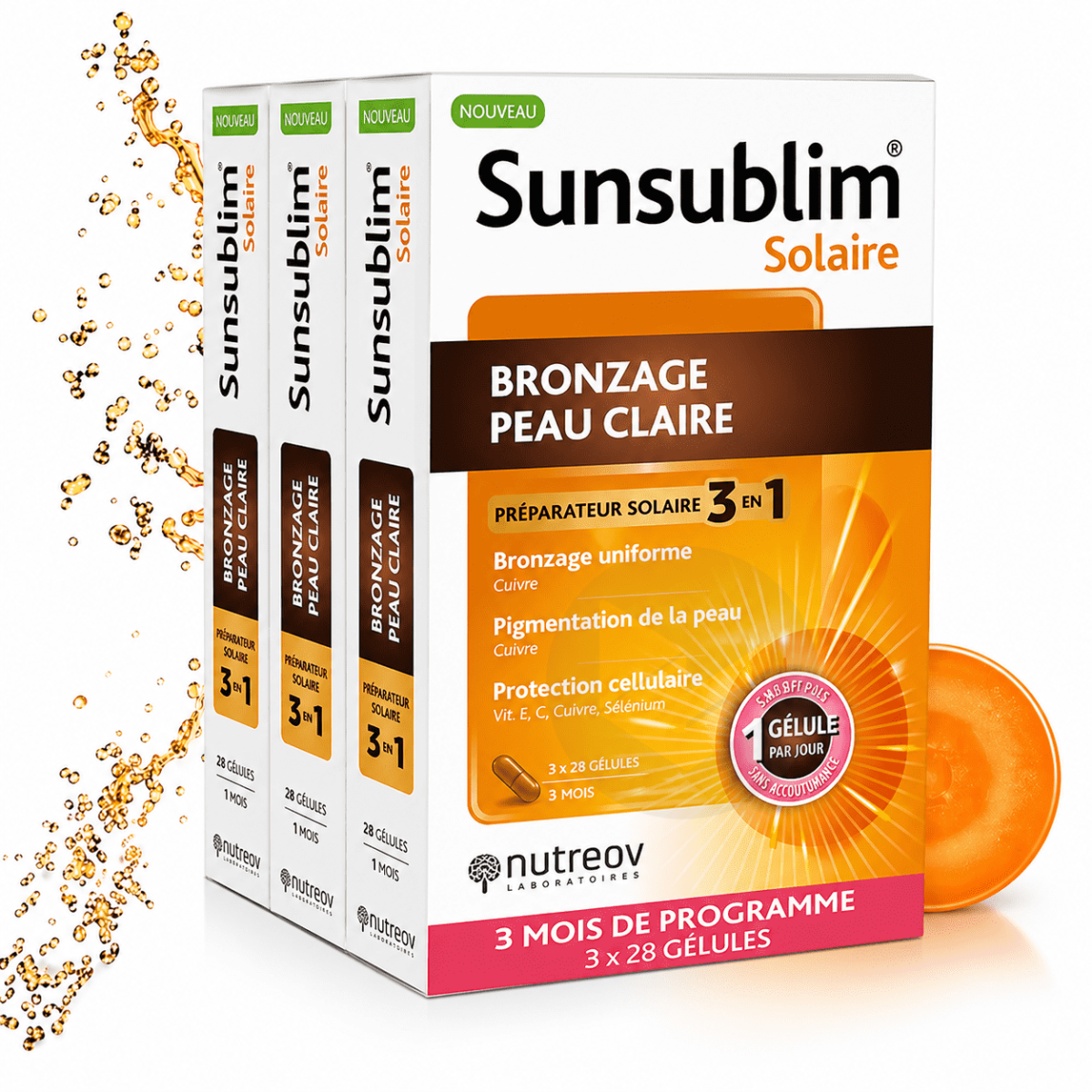 Sunsublim Bronzage 3x28 capsules