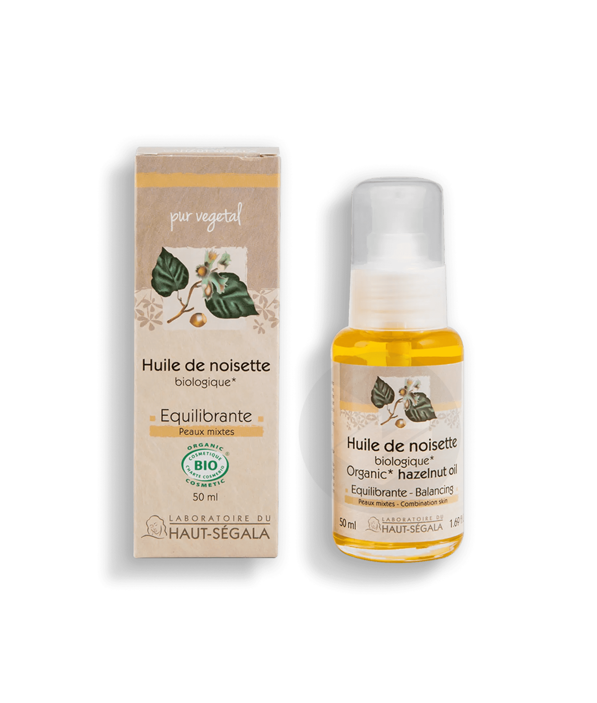 Huile de noisette certifiée BIO 50ml
