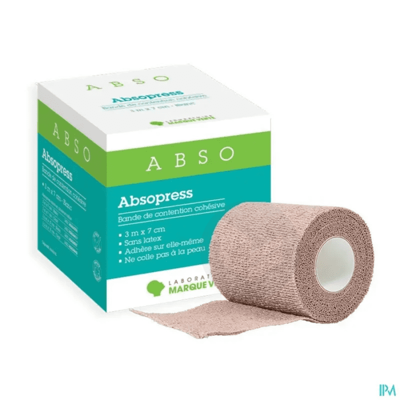 Absopress Bande de contention cohésive blanc