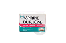 ASPIRINE DU RHONE 500 mg Comprimé à croquer (Film thermosoudé de 20)