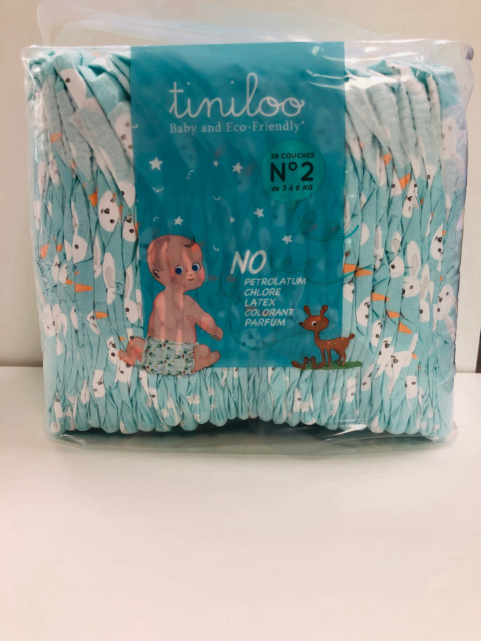 Tiniloo couche taille 2 (3 à 6 kg)