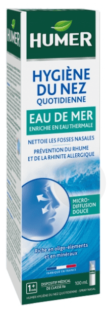 Hygiène du Nez Quotidienne Eau de Mer 100ml