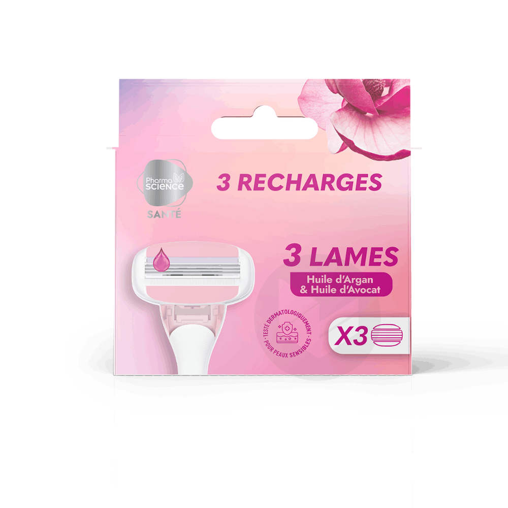Recharges femme 3 lames x3