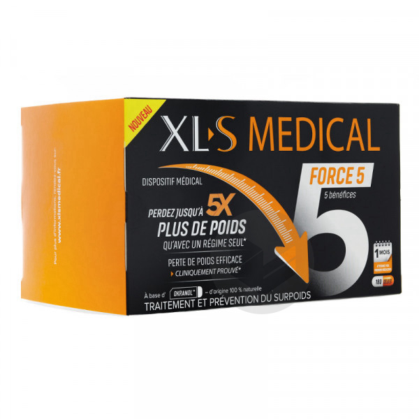 XLS MEDICAL FORCE 5 180 GELULES