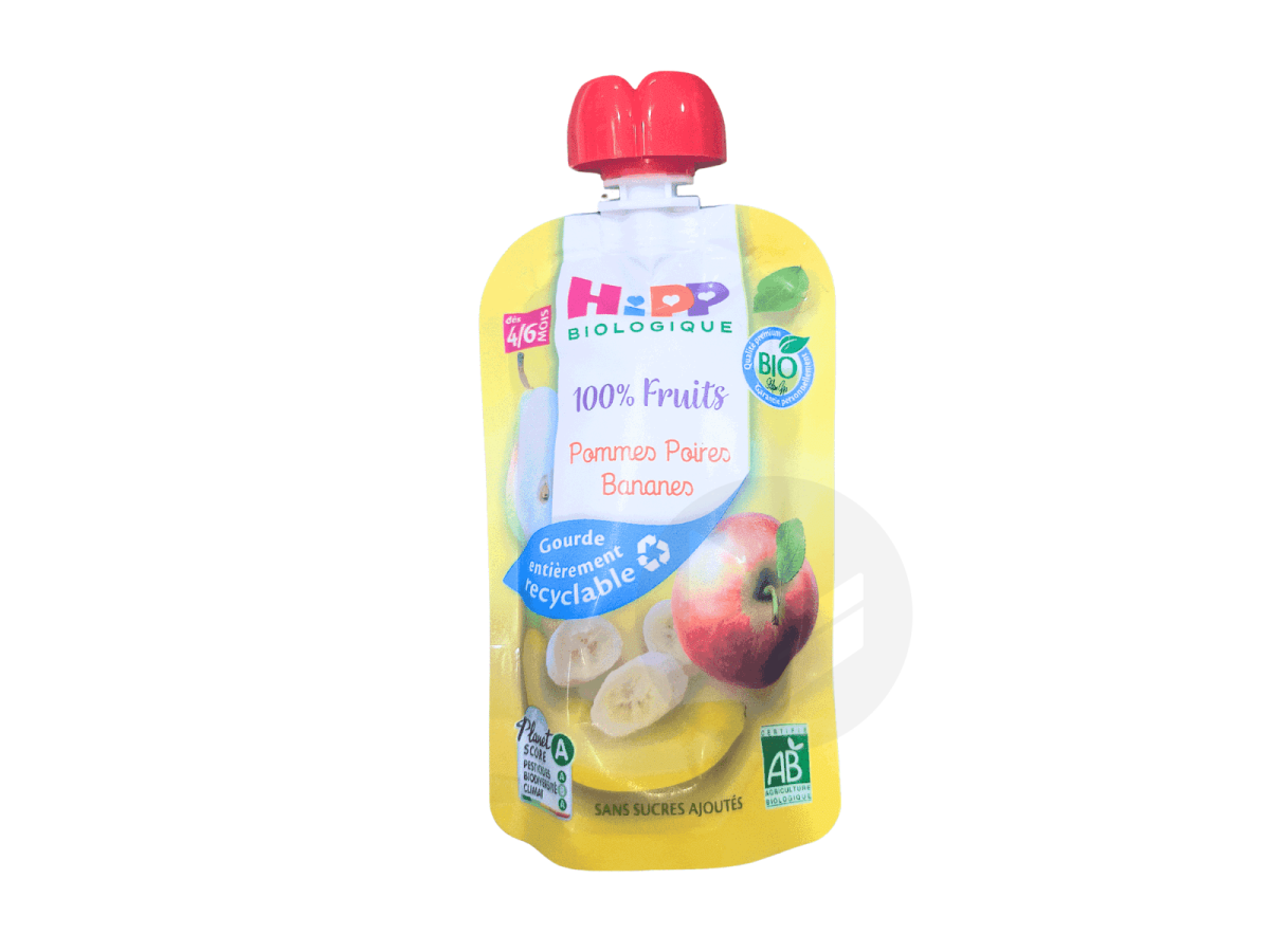 Fruits Pommes Poires Bananes dès 4mois 90g